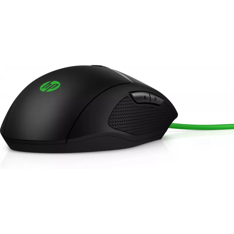 HP Pavilion Gaming hiiri 300, molempikätinen, optinen, USB Type A, 5000 dpi, musta, vihreä