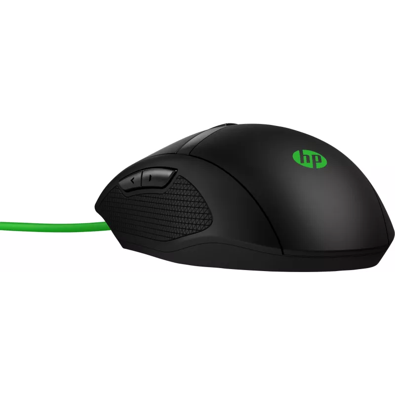 HP Pavilion Gaming hiiri 300, molempikätinen, optinen, USB Type A, 5000 dpi, musta, vihreä