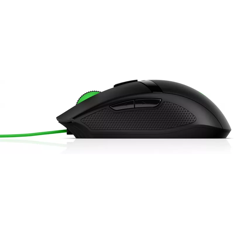 HP Pavilion Gaming hiiri 300, molempikätinen, optinen, USB Type A, 5000 dpi, musta, vihreä