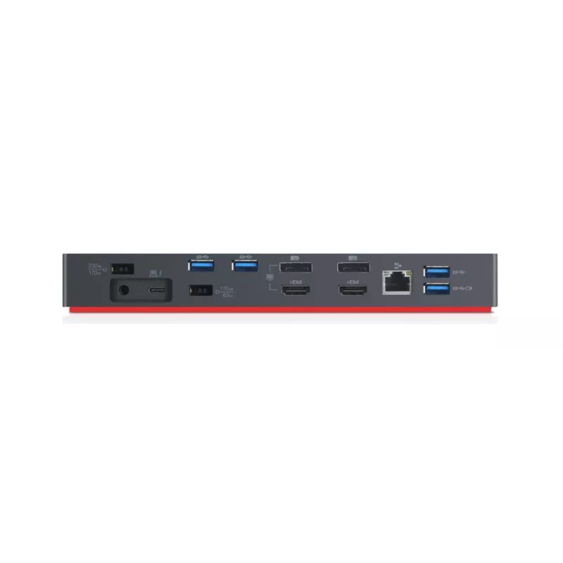 Lenovo ThinkPad Thunderbolt 3 Workstation Gen 2, johdollinen, musta