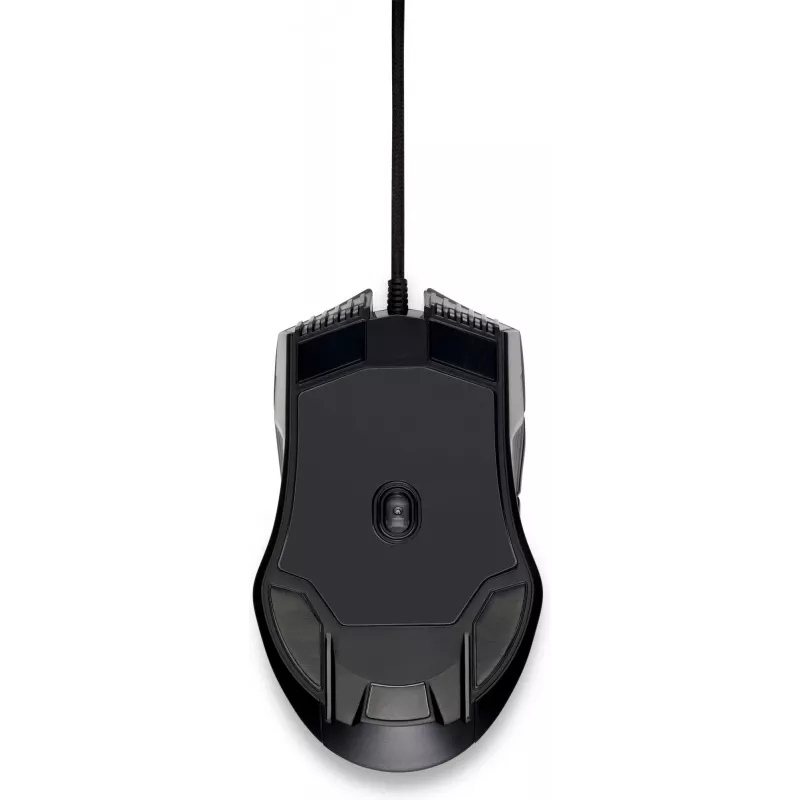 HP X220 taustavalaistu pelihiiri, molempikätinen, optinen, USB Type-A, 3600 DPI, musta