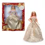 Barbie Signature 2025 Holiday Fashion -nukke, kausittainen keräilynukke, vaalea hopeisessa ja kultaisessa mekossa