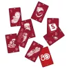 UNO Mattel 80th Ruby Red -korttipeli lapsille ja perheilloille