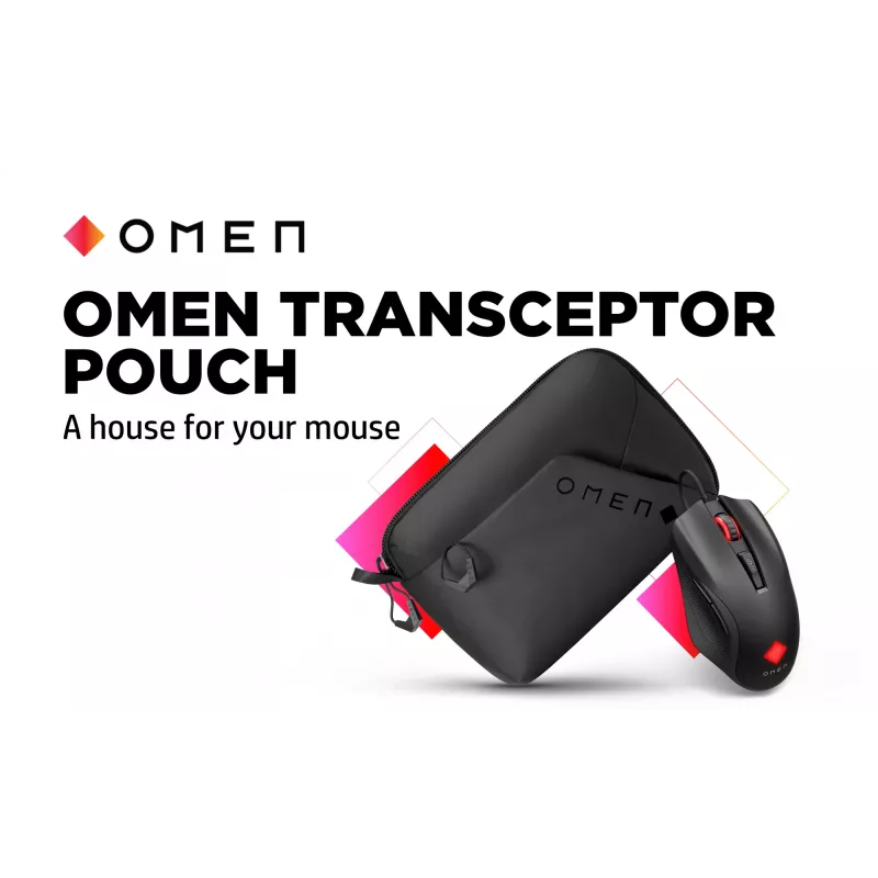 HP OMEN Transceptor -laukku, nylon, 230 mm, 160 mm, 70 mm, 160 g, musta