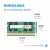 HP 286H5AA muistimoduuli 4 GB 1 x 4 GB DDR4 260-Pin SO-DIMM