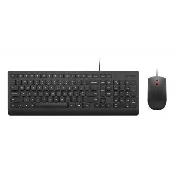 Johdollinen täysikokoinen USB-näppäimistö- ja hiirisarja Lenovo 4X31R64409 — 100 % asettelu, 1,8 m kaapeli, musta, tanska