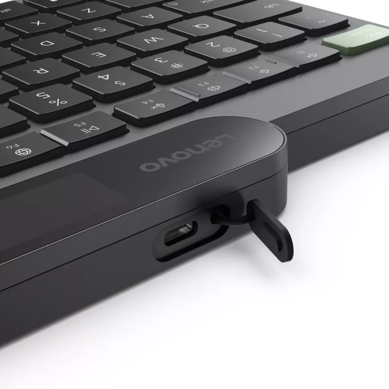 Lenovo 4Y41R69515 näppäimistö koti/toimisto Bluetooth belgia, ranska musta, vihreä