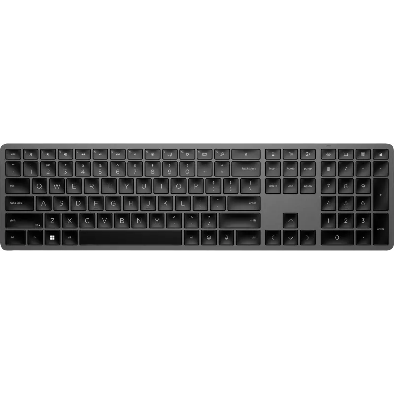 HP 975 Dual-Mode langaton näppäimistö täysikokoinen RF langaton Bluetooth musta