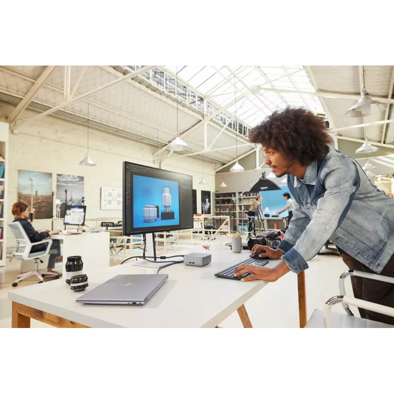 HP 975 Dual-Mode langaton näppäimistö täysikokoinen RF langaton Bluetooth musta