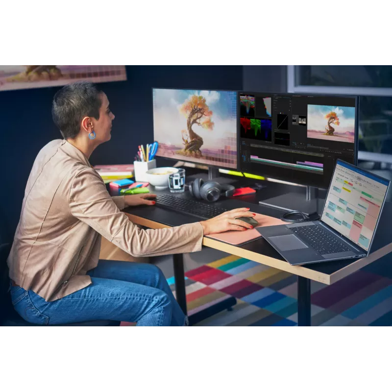HP 975 Dual-Mode langaton näppäimistö täysikokoinen RF langaton Bluetooth musta