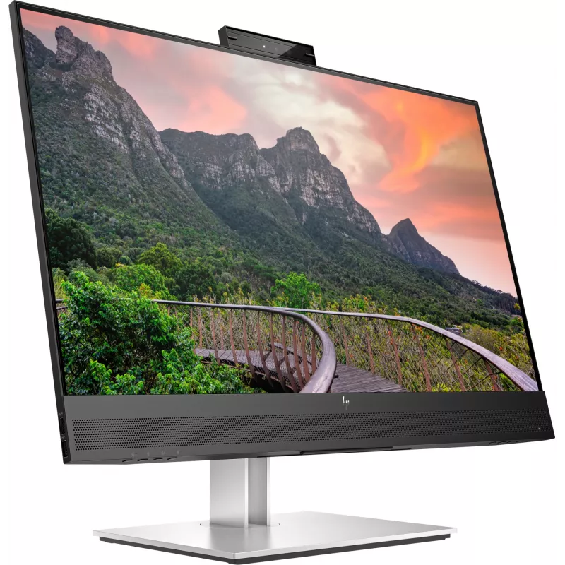 HP E27m G4 QHD USB-C -kokousnäyttö, 68.6 cm (27 inch), 2560 x 1440 pikseliä, Quad HD, LCD, 5 ms, musta, hopea