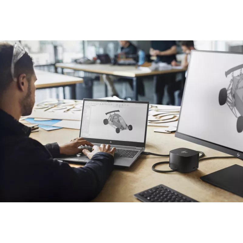 HP Thunderbolt Dock 280W G4 -johdollinen telakointiasema Thunderbolt 4, musta