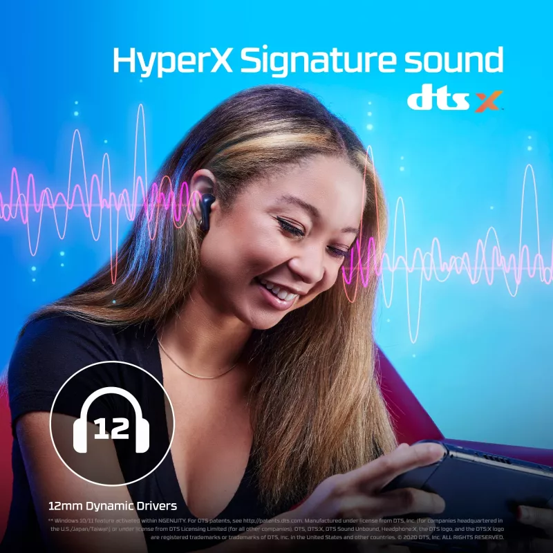 HyperX Cloud MIX Buds -langattomat kuulokkeet (musta)