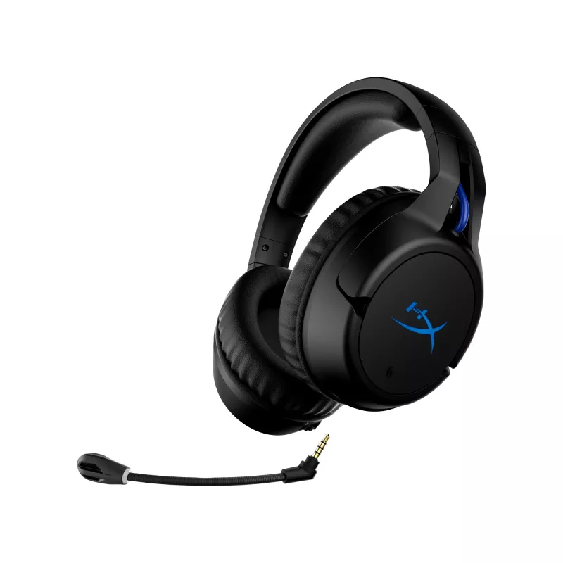 HyperX Cloud Flight -langaton pelikuulokemikrofoni (musta-sininen) - PS5-PS4