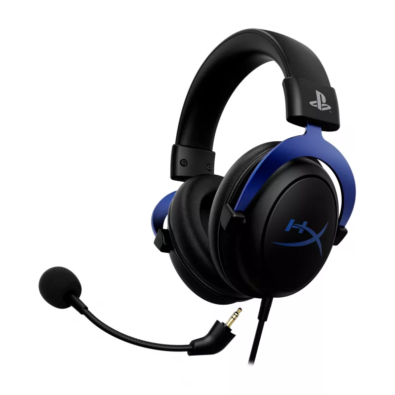 HyperX Cloud -pelikuulokemikrofoni - PS5-PS4 (musta-sininen)