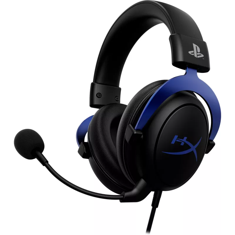 HyperX Cloud -pelikuulokemikrofoni - PS5-PS4 (musta-sininen)