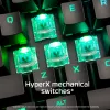 HyperX Alloy Origins 65 – mekaaninen pelinäppäimistö – HX Aqua (US-asettelu)