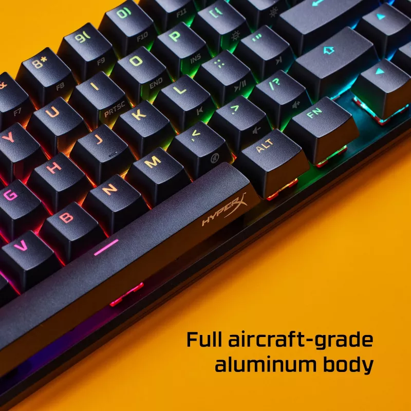 HyperX Alloy Origins 65 – mekaaninen pelinäppäimistö – HX Aqua (US-asettelu)