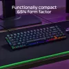 HyperX Alloy Origins 65 – mekaaninen pelinäppäimistö – HX Aqua (US-asettelu)