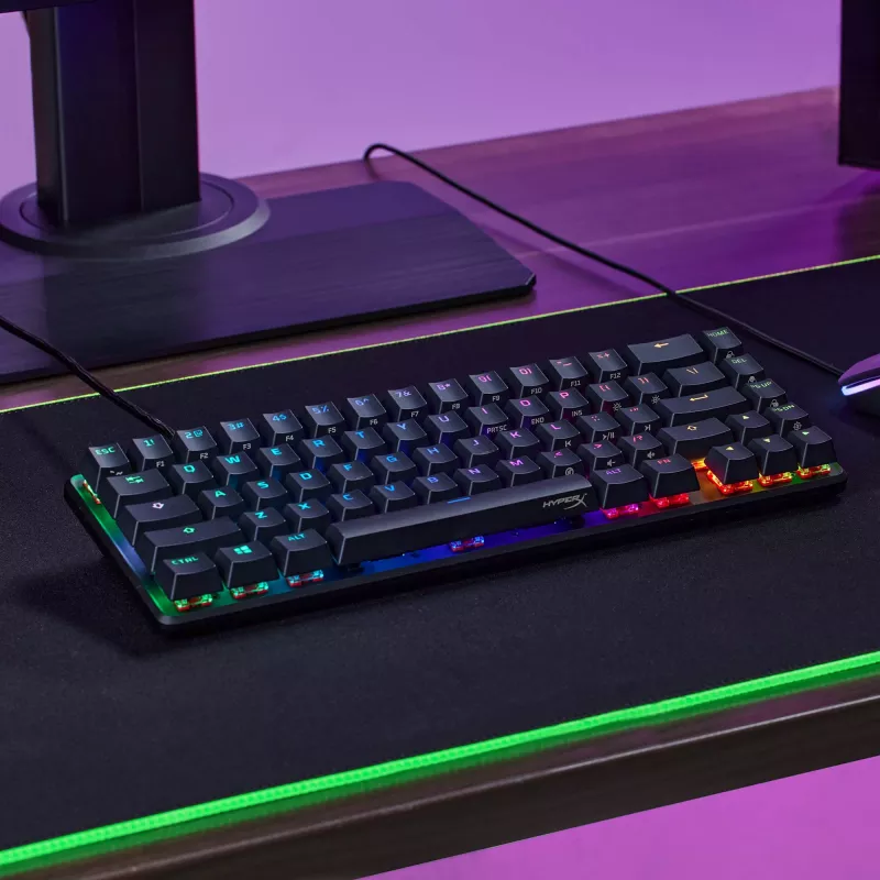 HyperX Alloy Origins 65 – mekaaninen pelinäppäimistö – HX Aqua (US-asettelu)