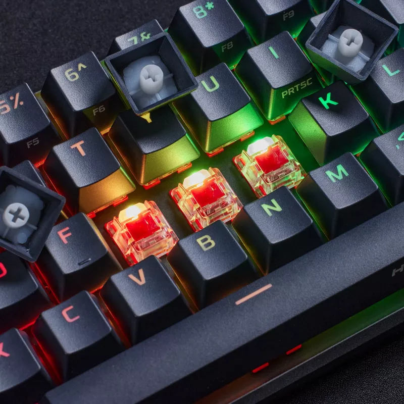 HyperX Alloy Origins 65 – mekaaninen pelinäppäimistö – HX Aqua (US-asettelu)