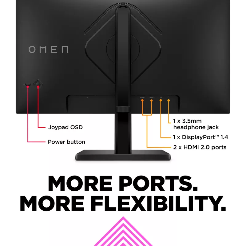 OMEN by HP 60,5 cm (23,8 inch) FHD 165Hz -pelimonitori – OMEN 24