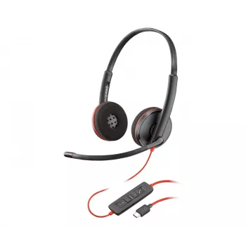 Kuulokemikrofoni Poly Blackwire C3220 USB-C kantolaukulla