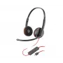 Kuulokemikrofoni Poly Blackwire C3220 USB-C kantolaukulla