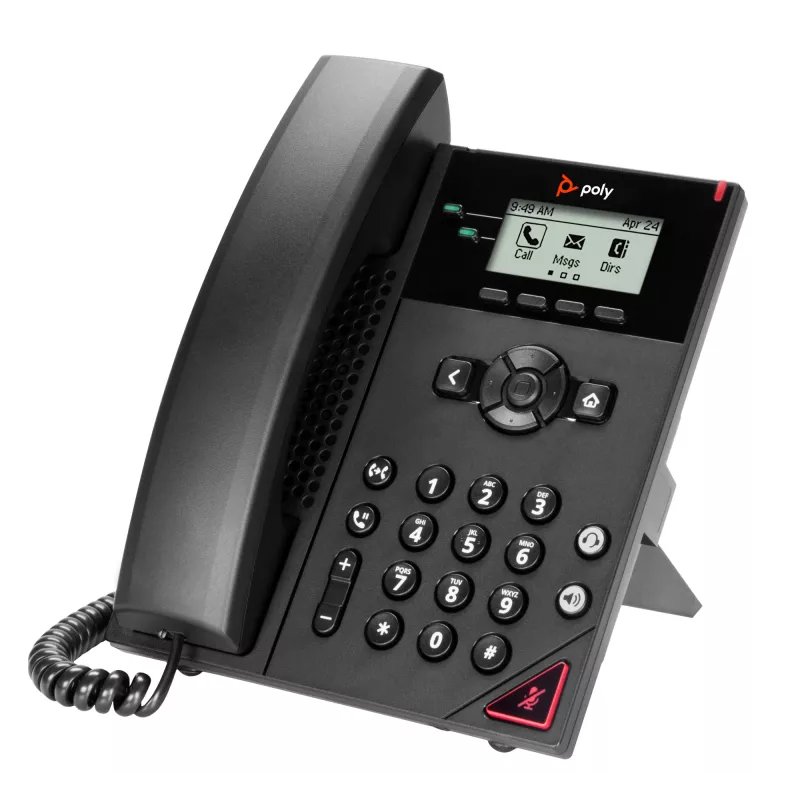 HP Poly VVX 150 2-linjainen IP-puhelin ja PoE-tuki, 300 g, Kiina, Meksiko, 357 kg