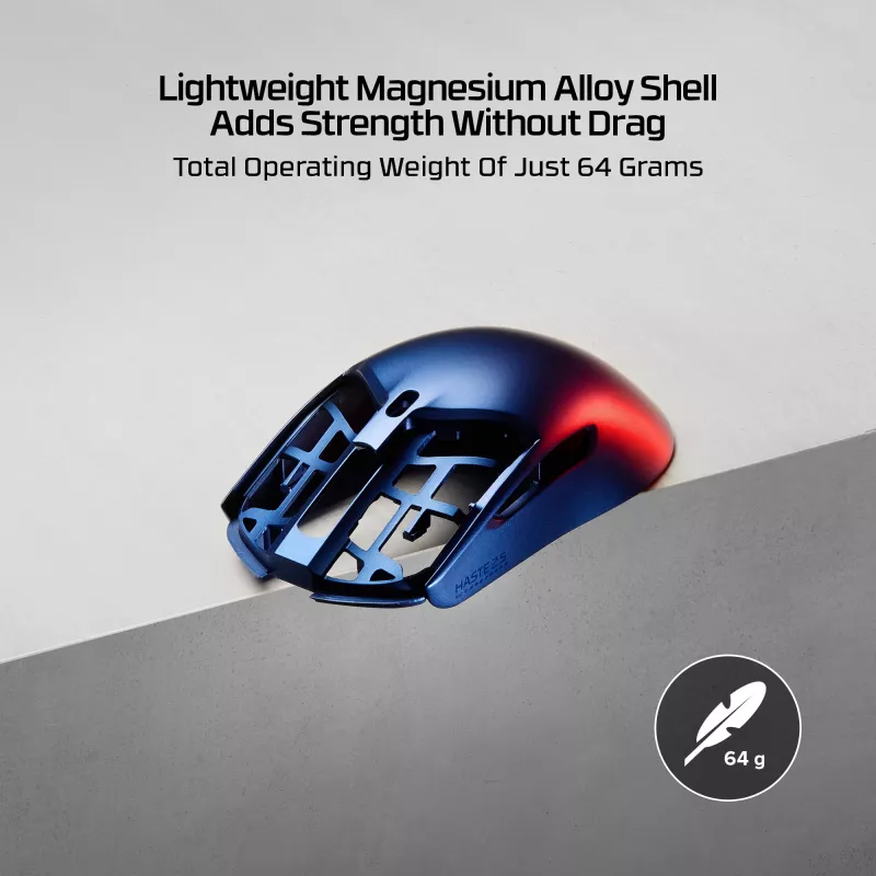 Langaton pelihiiri HP HyperX Pulsefire Haste 2 S Navy 64 g Li-Ion