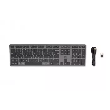 HP 720 monilaite ladattava langaton näppäimistö, täysikokoinen (100%), langaton, USB + Bluetooth, mekaaninen, QWERTY, musta
