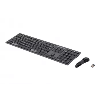 HP 720 monilaite ladattava langaton näppäimistö, täysikokoinen (100%), langaton, USB + Bluetooth, mekaaninen, QWERTY, musta