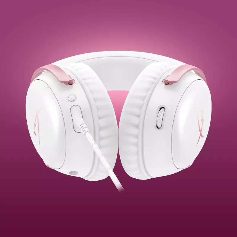 HyperX Cloud III -peliheadset (valkoinen/pinkki)