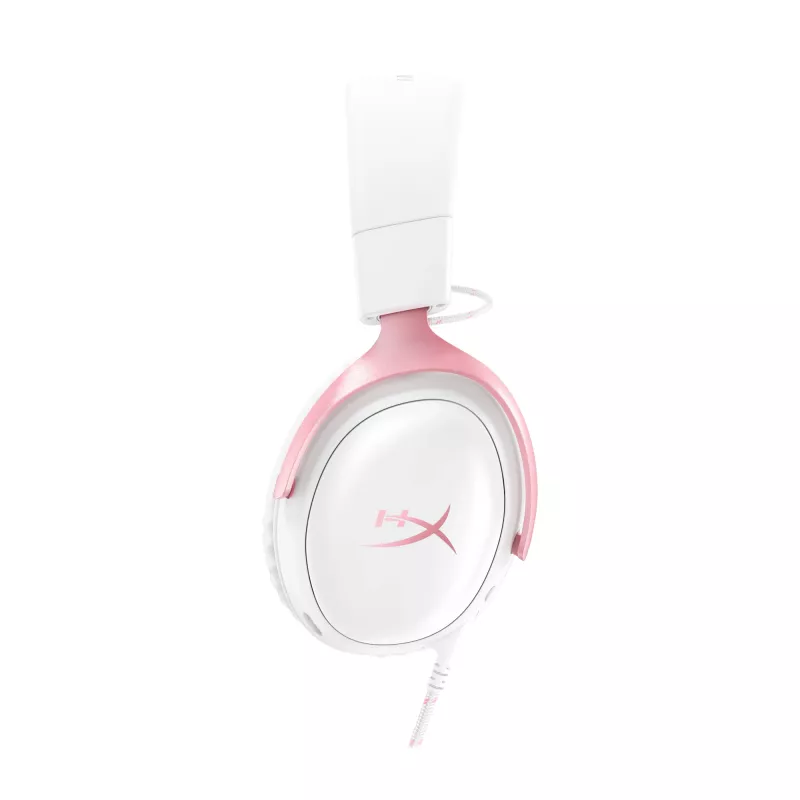 HyperX Cloud III -peliheadset (valkoinen/pinkki)