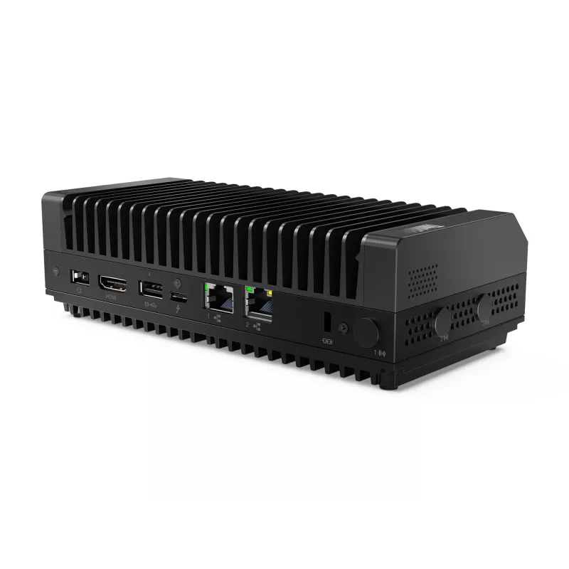 Lenovo ThinkEdge SE30 Intel® Core™ i3 i3-1115GRE 8 GB DDR4-SDRAM 256 GB SSD Windows 11 IoT Enterprise mini-PC musta