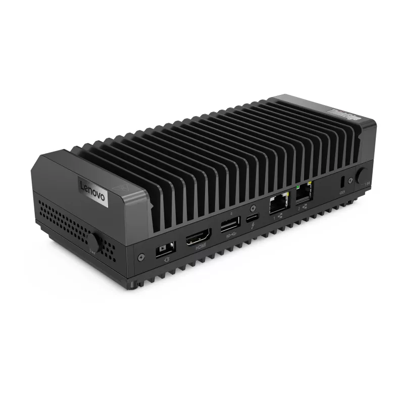 Lenovo ThinkEdge SE30 Intel® Core™ i3 i3-1115GRE 8 GB DDR4-SDRAM 256 GB SSD Windows 11 IoT Enterprise mini-PC musta