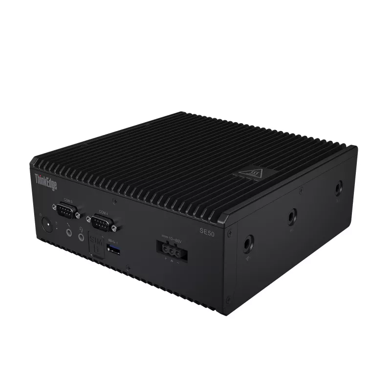 Lenovo ThinkEdge SE50 Intel® Core™ i5 i5-8365UE 8 GB DDR4-SDRAM 128 GB SSD Windows 11 IoT Enterprise mini-PC musta