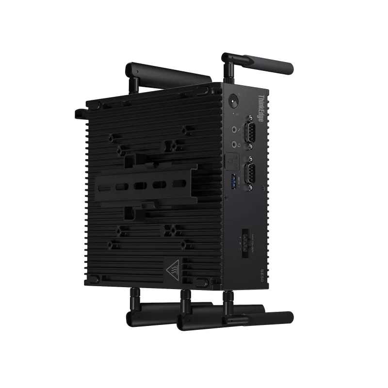 Lenovo ThinkEdge SE50 Intel® Core™ i5 i5-8365UE 8 GB DDR4-SDRAM 128 GB SSD Windows 11 IoT Enterprise mini-PC musta