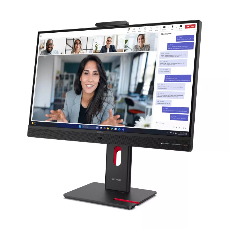 Lenovo ThinkVision T24-4v -näyttö, 60,5 cm (23,8 inch), 1920 x 1080 pikseliä, Full HD, LED, 6 ms, musta