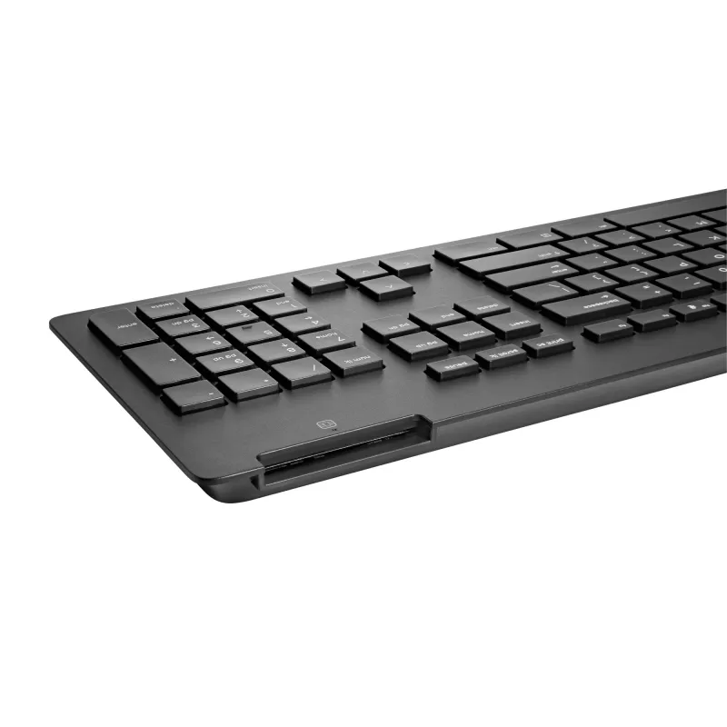 HP Business ohut v2 Smartcard-näppäimistö, täysikokoinen (100%), langallinen, USB, musta