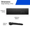 HP 495K Multi-Device Dual-Mode -näppäimistö, Full-Size (100 %), langaton, USB + Bluetooth, musta