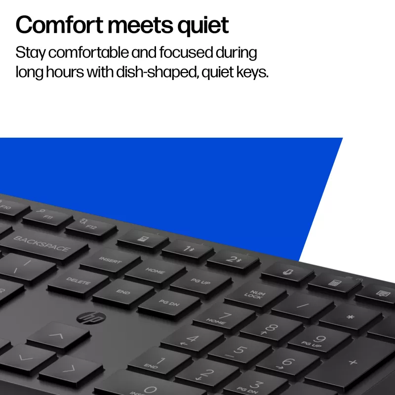 HP 495K Multi-Device Dual-Mode -näppäimistö, Full-Size (100 %), langaton, USB + Bluetooth, musta