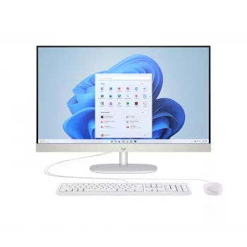 HP All-in-One 27-cr0048na Intel® Core™ i7 i7-1355U 68,6 cm (27 tuumaa) 1920 x 1080 pikseliä All-in-One PC 8 GB DDR4-SDRAM 1 TB SSD Windows 11 Home Wi-Fi 6 (802.11ax) valkoinen (kunnostettu)