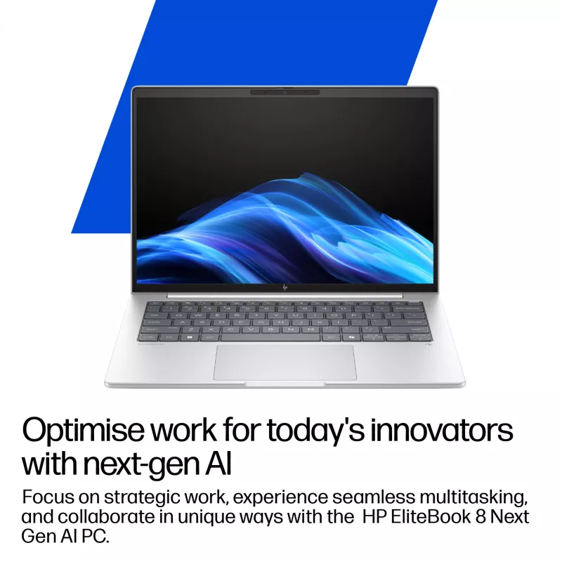 HP EliteBook 8 G1i 14 -kannettava, Intel Core Ultra 7 258V, 14 tuuman WUXGA, 32GB, 1TB SSD, Windows 11 Pro