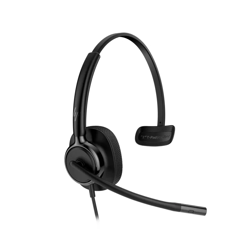HP Poly Mission 415 yksikanavainen USB-johdollinen headset (bulk), 99 g, musta