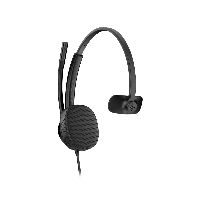HP Poly Mission 415 yksikanavainen USB-johdollinen headset (bulk), 99 g, musta
