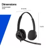 Langallinen stereokuulokemikrofoni HP POLY Mission 425 Classic, USB-liitäntä, 126 g