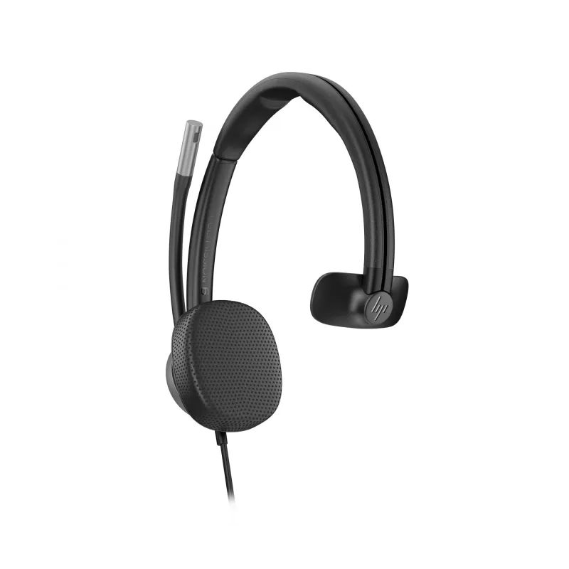 HP Poly Mission 615 yksikanavainen USB-johdollinen headset, 117,5 g, musta