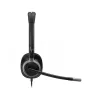 HP Poly Mission 615 yksikanavainen USB-johdollinen headset, 117,5 g, musta