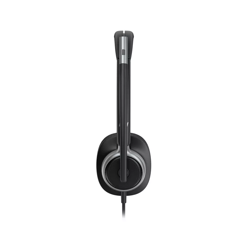 HP Poly Mission 615 yksikanavainen USB-johdollinen headset, 117,5 g, musta